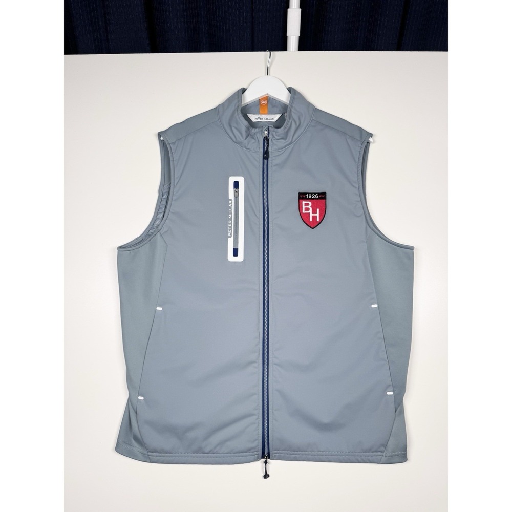 PETER MILLAR Hyperlight Fuse Vest Golf Gray - Men's Large - BH 1926 Golf Club